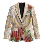Australia Banksia Blazer Aussie Native Flowers Indigenous Art - Aussie Hoodie