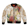 Australia Banksia Bomber Jacket Aussie Native Flowers Indigenous Art - Aussie Hoodie