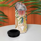 Australia Banksia 4 in 1 Can Cooler Tumbler Aussie Native Flowers Indigenous Art - Aussie Hoodie