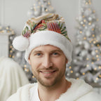Australia Banksia Christmas Santa Hat Aussie Native Flowers Indigenous Art - Aussie Hoodie
