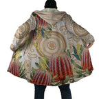 Australia Banksia Cloak Aussie Native Flowers Indigenous Art - Aussie Hoodie