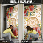 Australia Banksia Door Cover Aussie Native Flowers Indigenous Art - Aussie Hoodie