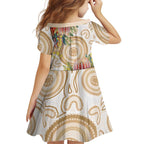 Australia Banksia Family Matching Short Sleeve Bodycon Dress and Hawaiian Shirt Aussie Native Flowers Indigenous Art - Aussie Hoodie
