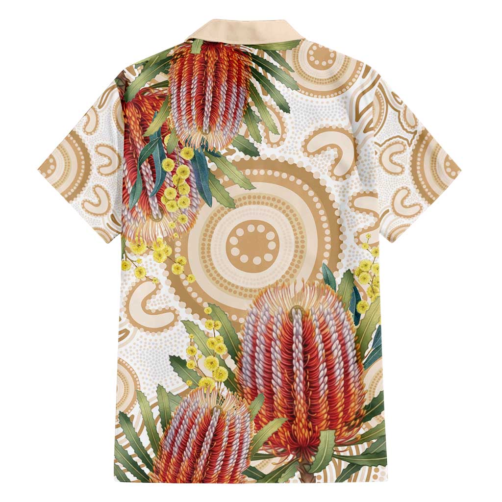 Australia Banksia Family Matching Summer Maxi Dress and Hawaiian Shirt Aussie Native Flowers Indigenous Art - Aussie Hoodie