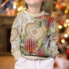 Australia Banksia Kid Ugly Christmas Sweater Aussie Native Flowers Indigenous Art - Aussie Hoodie