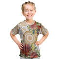 Australia Banksia Kid T Shirt Aussie Native Flowers Indigenous Art - Aussie Hoodie