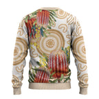 Australia Banksia Ugly Christmas Sweater Aussie Native Flowers Indigenous Art - Aussie Hoodie