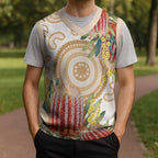 Australia Banksia Christmas Knitted V-Neck Vest Aussie Native Flowers Indigenous Art - Aussie Hoodie