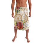 Australia Banksia Lavalava Aussie Native Flowers Indigenous Art - Aussie Hoodie
