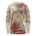 Australia Banksia Long Sleeve Shirt Aussie Native Flowers Indigenous Art - Aussie Hoodie