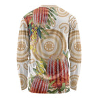 Australia Banksia Long Sleeve Shirt Aussie Native Flowers Indigenous Art - Aussie Hoodie