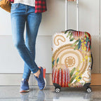 Australia Banksia Luggage Cover Aussie Native Flowers Indigenous Art - Aussie Hoodie