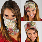 Australia Banksia Neck Gaiter Aussie Native Flowers Indigenous Art - Aussie Hoodie
