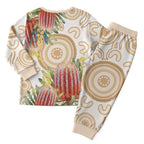 Australia Banksia Christmas Pajama Set Aussie Native Flowers Indigenous Art - Aussie Hoodie