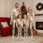 Australia Banksia Christmas Pajama Set Aussie Native Flowers Indigenous Art - Aussie Hoodie