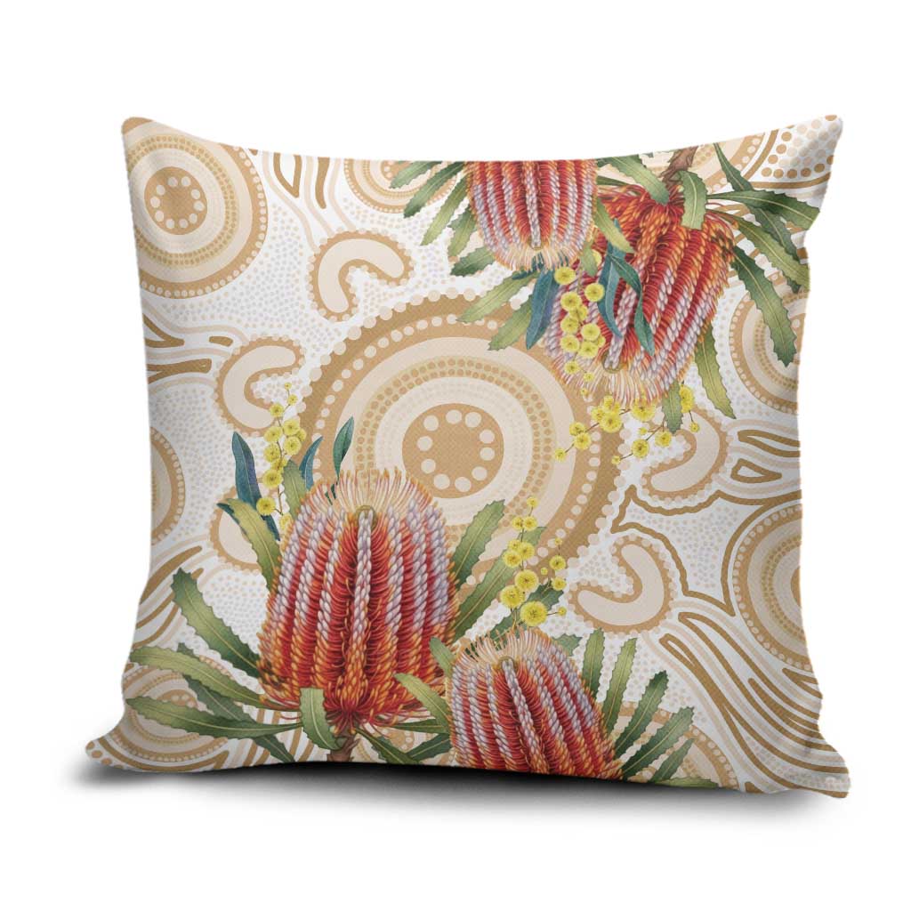 Australia Banksia Pillow Cover Aussie Native Flowers Indigenous Art - Aussie Hoodie