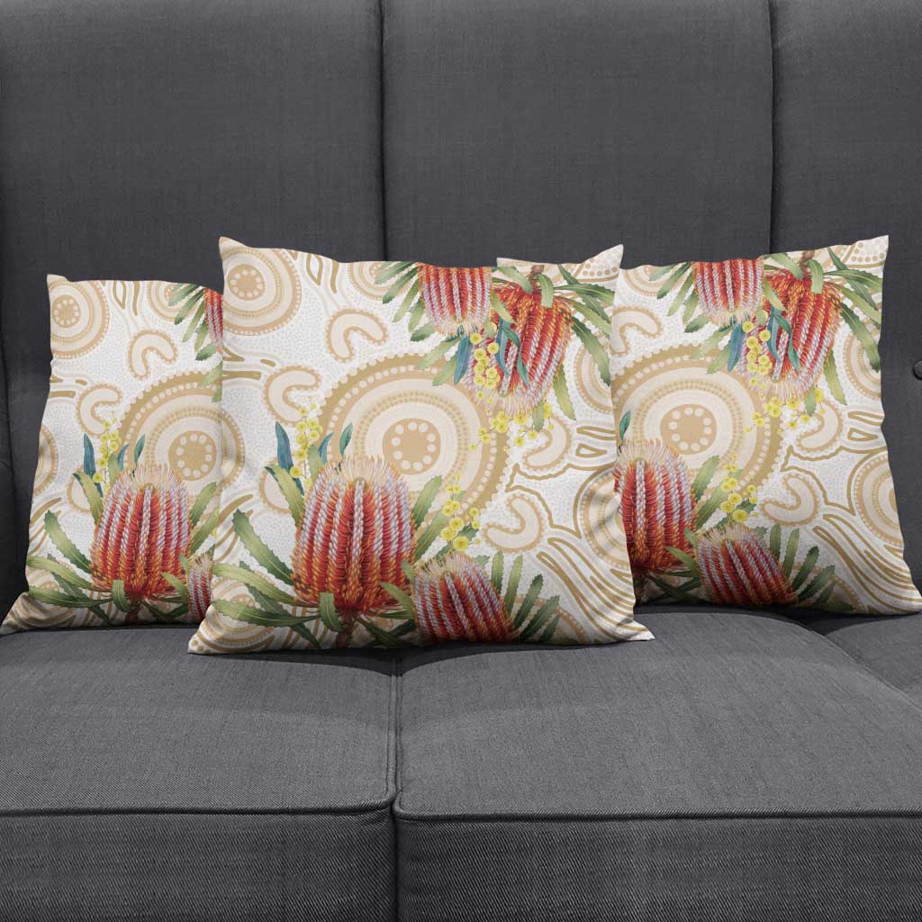 Australia Banksia Pillow Cover Aussie Native Flowers Indigenous Art - Aussie Hoodie
