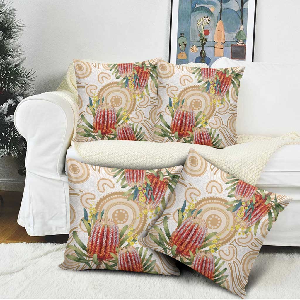 Australia Banksia Pillow Cover Aussie Native Flowers Indigenous Art - Aussie Hoodie