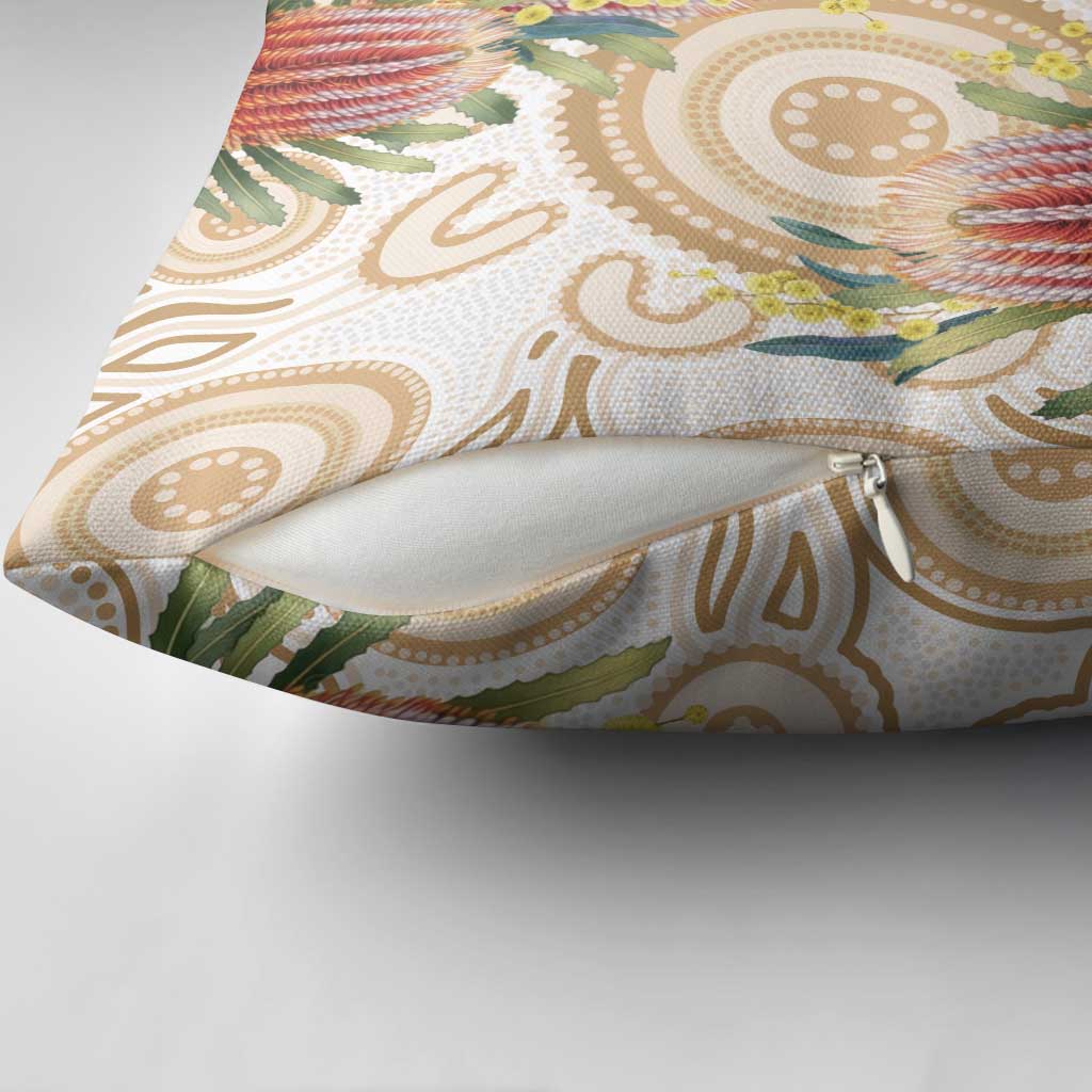 Australia Banksia Pillow Cover Aussie Native Flowers Indigenous Art - Aussie Hoodie