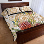 Australia Banksia Quilt Bed Set Aussie Native Flowers Indigenous Art - Aussie Hoodie
