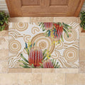 Australia Banksia Rubber Doormat Aussie Native Flowers Indigenous Art - Aussie Hoodie