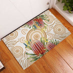 Australia Banksia Rubber Doormat Aussie Native Flowers Indigenous Art - Aussie Hoodie