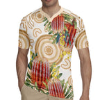 Australia Banksia Rugby Jersey Aussie Native Flowers Indigenous Art - Aussie Hoodie