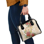 Australia Banksia Shoulder Handbag Aussie Native Flowers Indigenous Art - Aussie Hoodie