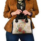 Australia Banksia Shoulder Handbag Aussie Native Flowers Indigenous Art - Aussie Hoodie