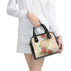 Australia Banksia Shoulder Handbag Aussie Native Flowers Indigenous Art - Aussie Hoodie