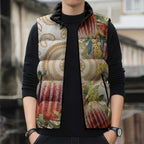 Australia Banksia Sleeveless Puffer Jacket Aussie Native Flowers Indigenous Art - Aussie Hoodie