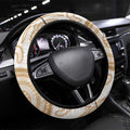 Australia Banksia Steering Wheel Cover Aussie Native Flowers Indigenous Art - Aussie Hoodie