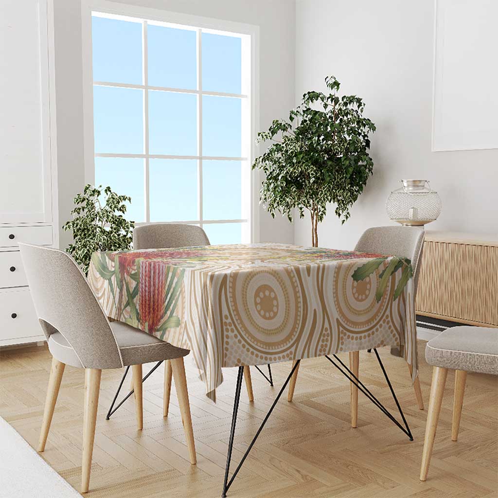 Australia Banksia Tablecloth Aussie Native Flowers Indigenous Art - Aussie Hoodie