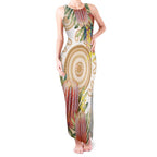 Australia Banksia Tank Maxi Dress Aussie Native Flowers Indigenous Art - Aussie Hoodie