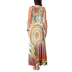 Australia Banksia Tank Maxi Dress Aussie Native Flowers Indigenous Art - Aussie Hoodie
