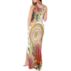 Australia Banksia Tank Maxi Dress Aussie Native Flowers Indigenous Art - Aussie Hoodie