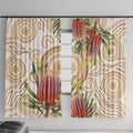 Australia Banksia Window Curtain Aussie Native Flowers Indigenous Art - Aussie Hoodie