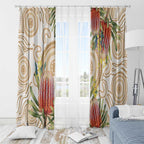 Australia Banksia Window Curtain Aussie Native Flowers Indigenous Art - Aussie Hoodie