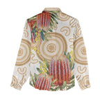 Australia Banksia Women Casual Shirt Aussie Native Flowers Indigenous Art - Aussie Hoodie