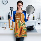 Australia Bottlebrush Apron Callistemon Aussie Native Flowers Indigenous Art - Aussie Hoodie