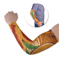 Australia Bottlebrush Arm Sleeves Callistemon Aussie Native Flowers Indigenous Art - Aussie Hoodie