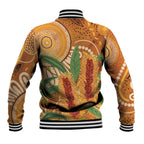 Australia Bottlebrush Baseball Jacket Callistemon Aussie Native Flowers Indigenous Art - Aussie Hoodie