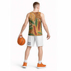 Australia Bottlebrush Basketball Jersey Callistemon Aussie Native Flowers Indigenous Art - Aussie Hoodie