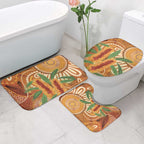 Australia Bottlebrush Bathroom Set Callistemon Aussie Native Flowers Indigenous Art - Aussie Hoodie