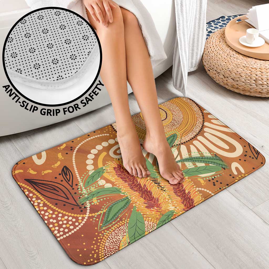 Australia Bottlebrush Bathroom Set Callistemon Aussie Native Flowers Indigenous Art - Aussie Hoodie