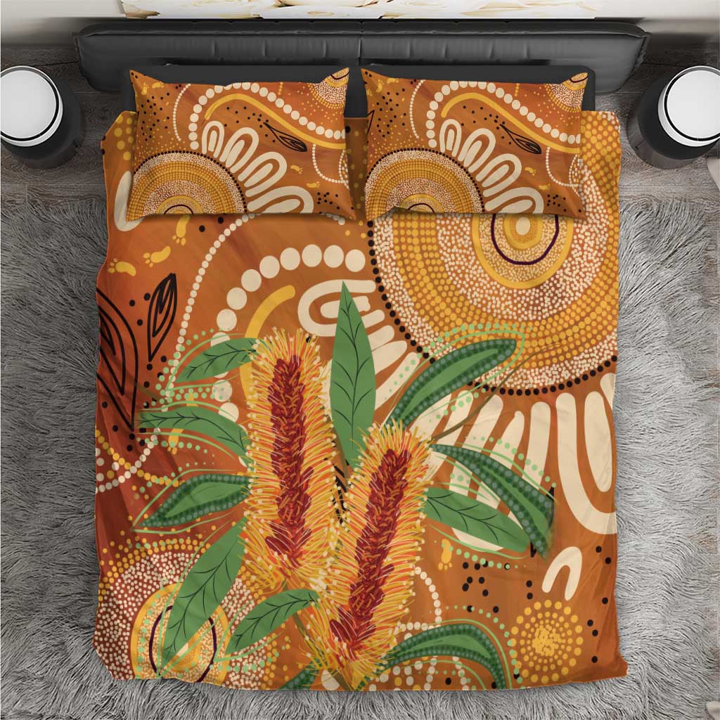 Australia Bottlebrush Bedding Set Callistemon Aussie Native Flowers Indigenous Art - Aussie Hoodie