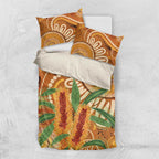 Australia Bottlebrush Bedding Set Callistemon Aussie Native Flowers Indigenous Art - Aussie Hoodie