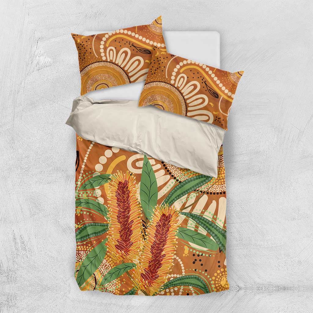 Australia Bottlebrush Bedding Set Callistemon Aussie Native Flowers Indigenous Art - Aussie Hoodie