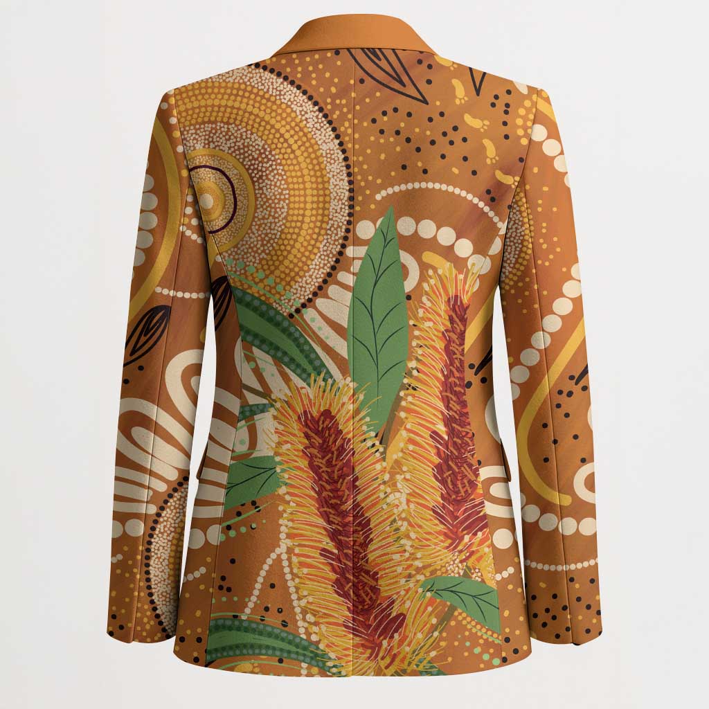 Australia Bottlebrush Blazer Callistemon Aussie Native Flowers Indigenous Art - Aussie Hoodie