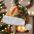 Australia Bottlebrush Christmas Santa Hat Callistemon Aussie Native Flowers Indigenous Art - Aussie Hoodie